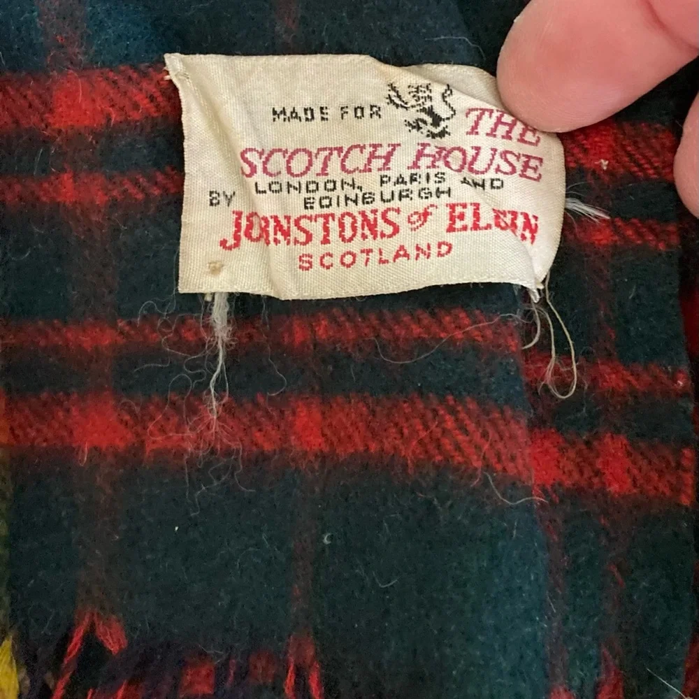 Johnstons of Elgin Tartan Wool Scarf